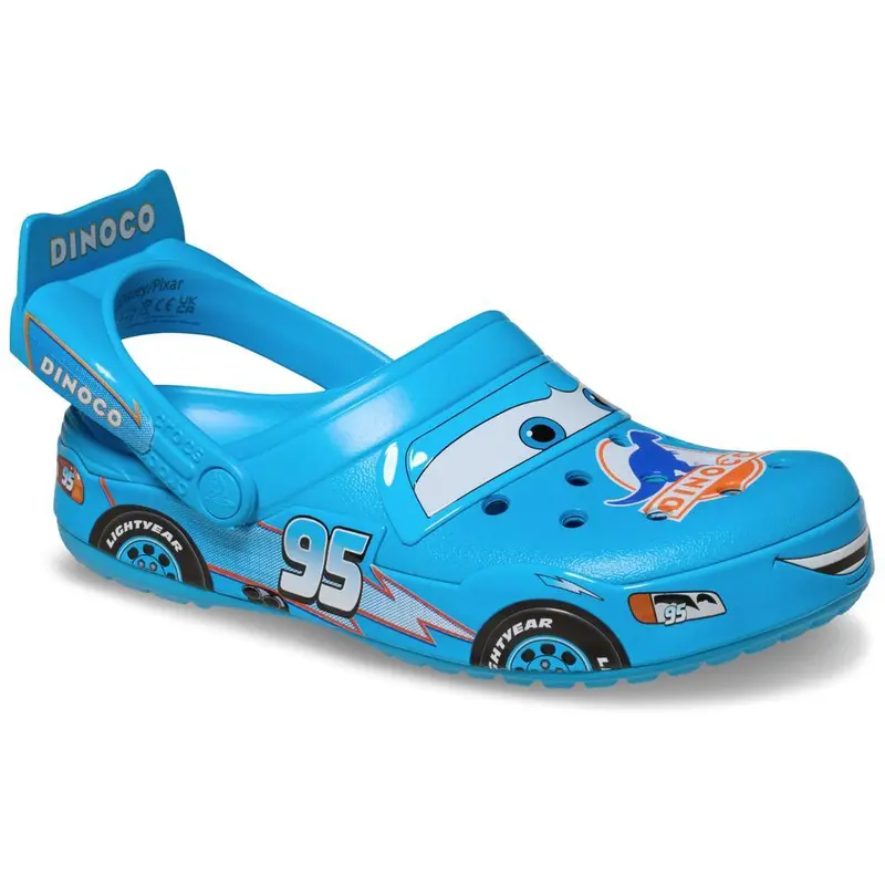 Sandália Crocs Crocband Lightning McQueen Dinoco — foto 3