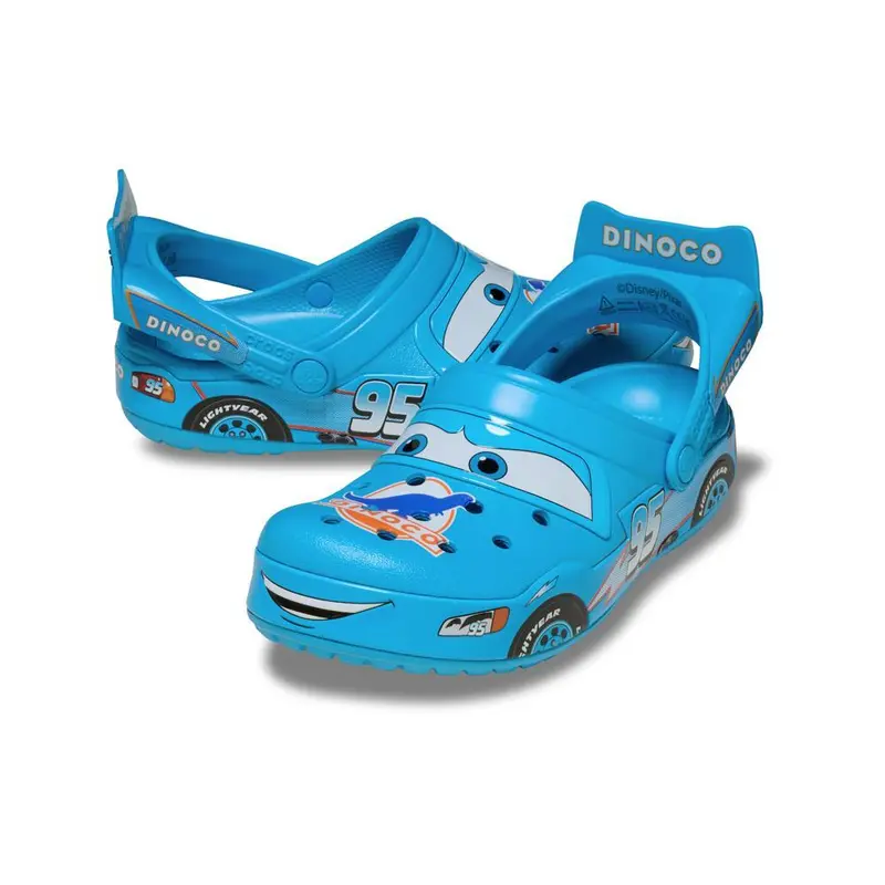 Sandália Crocs Crocband Lightning McQueen Dinoco — foto 4
